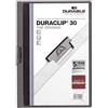 Durable DuraClip Original Cartela Porta Documenti Fino a 30 Fogli A4, Colore Griggio