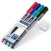 STAEDTLER Pennarello Lumocolor M permanente, set da 4 pezzi