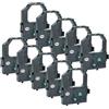 vhbw 10x nastro inchiostrato compatibile con IBM 2381-001, 2391, 2390, 2390-001, 2381-1, 2390-1 stampante ad aghi - nero