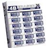 Joucien 5pc-4B Eraser, bianco con meno detriti, studente specifico immagine Eraser-medie dimensioni
