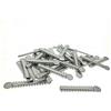 Smileortho - Set di 1040 elastici elastomerici, per trattamenti ortodontici Grigio argento