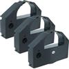 vhbw 3x nastro inchiostrato compatibile con Epson DLQ-3000, DLQ-3000K, DLQ3000, DLQ3000K stampante ad aghi - nero