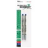 Schmidt P8126 - Confezione da 2 ricariche per roller a punta fine, 0,6 mm, colore blu, confezione da 2 blister (SC58120)