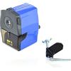 office box Temperamatite da tavolo - rif. 0145- Sistema di fissaggio incluso, manovella silenziosa, meccanismo metallico con sistema auto-stop, base antiscivolo e cassetto dei rifiuti prodotto da SDI. (Blu)