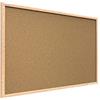 ALLboards Lavagna in Sughero con Cornice in Legno 40x30cm, Bacheca Sughero per Puntine Spille Memoboard
