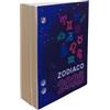 PRESTIGE & DELUXE Blocco Agenda ALMANACCO ZODIACO ricambio 2026 - agenda da tavolo in carta bianca F.to 8,5x11,5 cm + penna a scatto e segnalibro