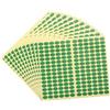 QUARKZMAN Adesivi con Approvazione QC Etichette Adesive di Forma Ovale 9 x 13mm per Controllo Qualità Inventario Stock Magazzino 45pz Verde