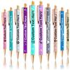 Xiuyours Penna Brillantini Personalizzata 10 Penne Personalizzate con Scritta Nome Logo Penna Personalizzabile Regalo per Ragazza Donna Maestra Compleanno Festa Matrimonio