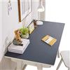 CIEEIN CIEHT PU Sottomano per Scrivania Tappetino da tavolo Tovaglia Impermeabile e facile da pulire Blu scuro Spessore 2mm 30 * 60cm