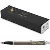 PARKER IM Core - Penna a sfera con incisione, penna premium, confezione regalo, mina nera, regalo personalizzato, nome inciso, anniversario, compleanno (Dark Espresso C.C.)