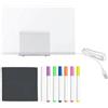 Generico Lavagna LED per Bambini - Lavagna Acrilica LED Con 7 Penne A Asciugatura Rapida - Blocco Note Luminoso per Casa Scuola Prescolare e Viaggi