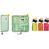 Arda Balaustrone kit 6 pz con astuccio col.Fluo assortiti