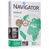 NAVIGATOR Carta navigator universale 1 confezione da 500 fogli. A4 80 gr