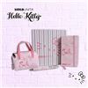 Tinta Unita Hello Kitty Gift Set Scatola Regalo Penna + borsetta + taccuino Rosa