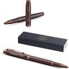 PARKER IM Professionals Penna Roller Monocromatica con Incisione, Penna Premium, Confezione Regalo, Ricarica Nera, Regalo Personalizzato, Nome, Compleanno (Bordeaux)