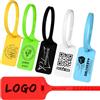 Pobsuier 100 Fascetta di sicurezza Personalizzate Etichetta di Plastica Scrivibile Sigilli per Abbigliamento Scarpe Nome Regalo 300mm