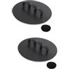 minkissy 2 Pezzi Spazzola Da Bagno in Silicone Spazzola Da Doccia Spugna Esfoliante Strumento Per Scrub Corpo Da Bagno