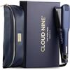 CLOUD NINE The Wide Iron Piastra per Capelli Larga Blu| Piastra Professionale per Capelli Lunghi e Spessi | 11 Temperature 100-200 °C | Revive Mode | Piastre in Ceramica con Sericite