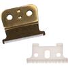 vhbw 2x Lame (1x lama in ceramica, 1x lama con testa di taglio) compatibile con Andis LS, GTX T-Outliner T-Blade Trimmer 04775 tagliacapelli