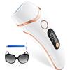 Glattol Epilatore Luce Pulsata,Laser Peli Donna 999,900 Flash e 9 Livelli di Energia e 3 Funzioni Avanzate- HR/SC/RA Perfetto Per Viso/Schiena/Bikini/Ascelle/Corpo