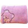 Generico Borsa Acqua Calda Elettrica Ricaricabile con tasca scalda mani riscalda mani piedi (Orsetto rosa)