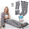 LQJHDM Pressoterapia Gambe e Addome Braccio | Professionale Stivali Pressoterapia Gambe | 6 Cavità Macchina Massaggiatore Pressoterapia per Casa Addome e Gambe (2 Bracci + 2 Gambe + addome)