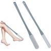 GINGER TECH 2 spazzole per la pulizia dei piedi in silicone, spazzola per la pulizia delle dita dei piedi, spazzola per piedi da 39,9 cm, con manico lungo per la pulizia tra le dita dei piedi, per anziani, uomini