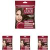 Garnier Color Shampoo Retouch - Colorazione permanente castano chiaro, 100% copertura per capelli bianchi - dura fino a 4 settimane (Confezione da 4)