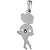 Moun Jewels Ciondolo Baby Dancer in argento nichel free