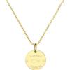 Moments Précieux Collana personalizzata Battesimo, disegno Ichthus, placcato oro