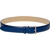 B. Italian Leather Cintura Bombata in Pelle per Uomo | Vera Pelle Made in Italy | Colore Blu (110)