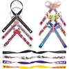 Aokizkdzsw Nastro personalizzato - Nastri di sensibilizzazione in tessuto per matrimoni, artigianato - 20 pezzi di fiocchi personalizzati, nastro per matrimoni, nastro regalo in tessuto per commemorazione.