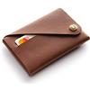 Crazy Horse Craft Portafoglio Personalizzato Artigianale, Portacarte Pelle