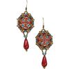 Generic orecchini pendenti donna gioielli multicolor fatti a mano stile boho