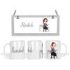 Handmade Tazza Personalizzata in Ceramica per Artigiana, Sarta, Artista, 300ml | Con Nome, Idea Regalo, Per Ragazza o Donna Creativa