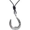 Cozzi Gioielli Ferro di Cavallo - Ciondolo in Argento 925 - Simbolo Portafortuna - Pendente Equitazione - Ippica - Maneggio - Cavallerizza - Cavaliere - Fortuna