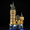 BRIKSMAX Luci led per LEGO Harry Potter Castello di Hogwarts: Torre della grande scalinata principale 76454 - Kit Illuminazione per Modelli Lego 76454- Non Include Set Originale