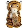 AURORA, Eco Nation 35000 - Tigre del Bengala di Peluche, 22,7 cm, Colore: Arancione, Nero, Bianco