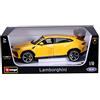 Burago Bburago Lamborghini Urus: modellino auto in scala 1:20, porte, bagagliaio e cofano apribile, orientabile, 26 cm, giallo (18-11042Y)
