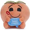 Posh Paws Peluche Emoji, 18 cm, frutta pesca Sweet Cheeks