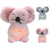 Generico Koala che respira per adulti, Koala Lenitivo, 2026 peluche luminoso con musica e luce soffusa sulla pancia, compagno ideale per dormire antistress e alleviare l'ansia