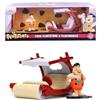 Jada - Flintmobile dei Flintstones, 253253002, +8 anni, in scala 1:32, in metallo pressofuso, da collezione, personaggio di Fred incluso