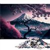 CARGIS Puzzle da 1000 pezzi per adulti Fiori di ciliegio giapponesi Jigsaw Puzzle Regalo Puzzle in legno Puzzle educativoFamilyGame （Dimensioni 50x75cm）