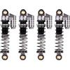 INJORA RC Ammortizzatori 39mm-Olio Riempito Damper Alluminio Filettato Regolabile per SCX24 Gladiator C10 JLU Deadbolt B17 Axial 1/24 RC Crawler Auto Aggiornamento Parti Tuning,Grigio