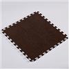 FYYSJW 10 Tessere Tappetino In Schiuma Puzzle Peluche, Tappeto Quadrato Ad Incastro Piastrelle Tappetino Da Gioco, Piastrelle Per Pavimenti Puzzle, Tappeti Per Arrampicata, 12x12 Pollici(Color:Caffè)