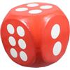 VICASKY Dado a Sei Facce per Rosso in Schiuma Jumbo Giochi Festa Aula | Formato Oversize, Uso Versatile, Materiale Sicuro, Portatile, per Adulti e Bambini in Attività Didattiche