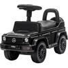 Baroni Toys Suv Mercedes Ride-On Macchinina Spingi e Vai per Bambini 1-4 Anni, Fari LED, Suoni Realistici, Ruote Antiscivolo, Vano Portaoggetti, 69.5x29x43 cm Nera