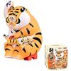 Aven Rabbit PANGHU Parents Love and Filial Piety Series Blind Box Action Figures Mystery Box Cute Random Toys Birthday Gift Christmas Collectible Toy for Desktop Ornaments, 1PC