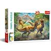 Trefl, Puzzle, Tirannosauri da Combattimento, 160 Pezzi, per Bambini dai 5 Anni