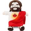 Gobesty Gesù peluche che respira, 40 cm, con Gesù per alleviare l'ansia, figura di Cristo Gesù per bambini e adulti